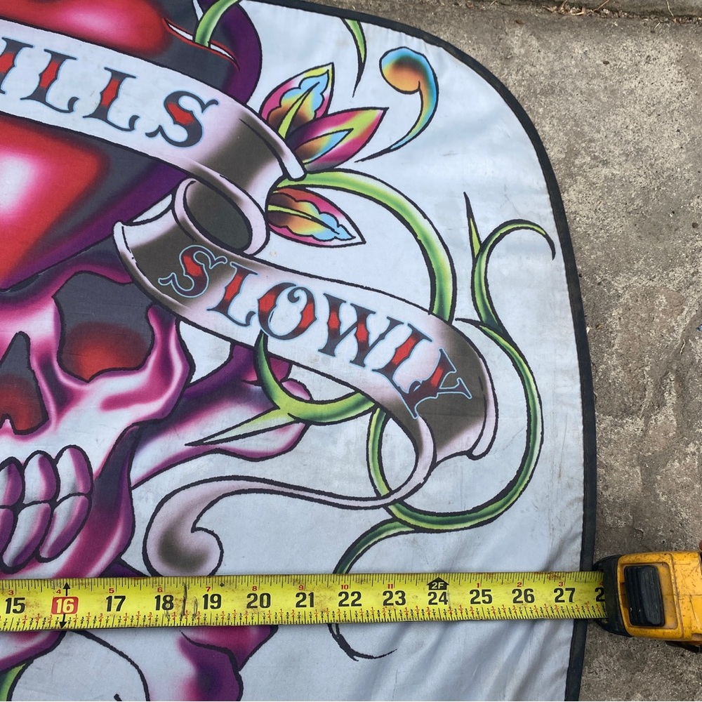 Accessories, Car Shade Love Kills Slowly Y2K - Picture 5 of 8